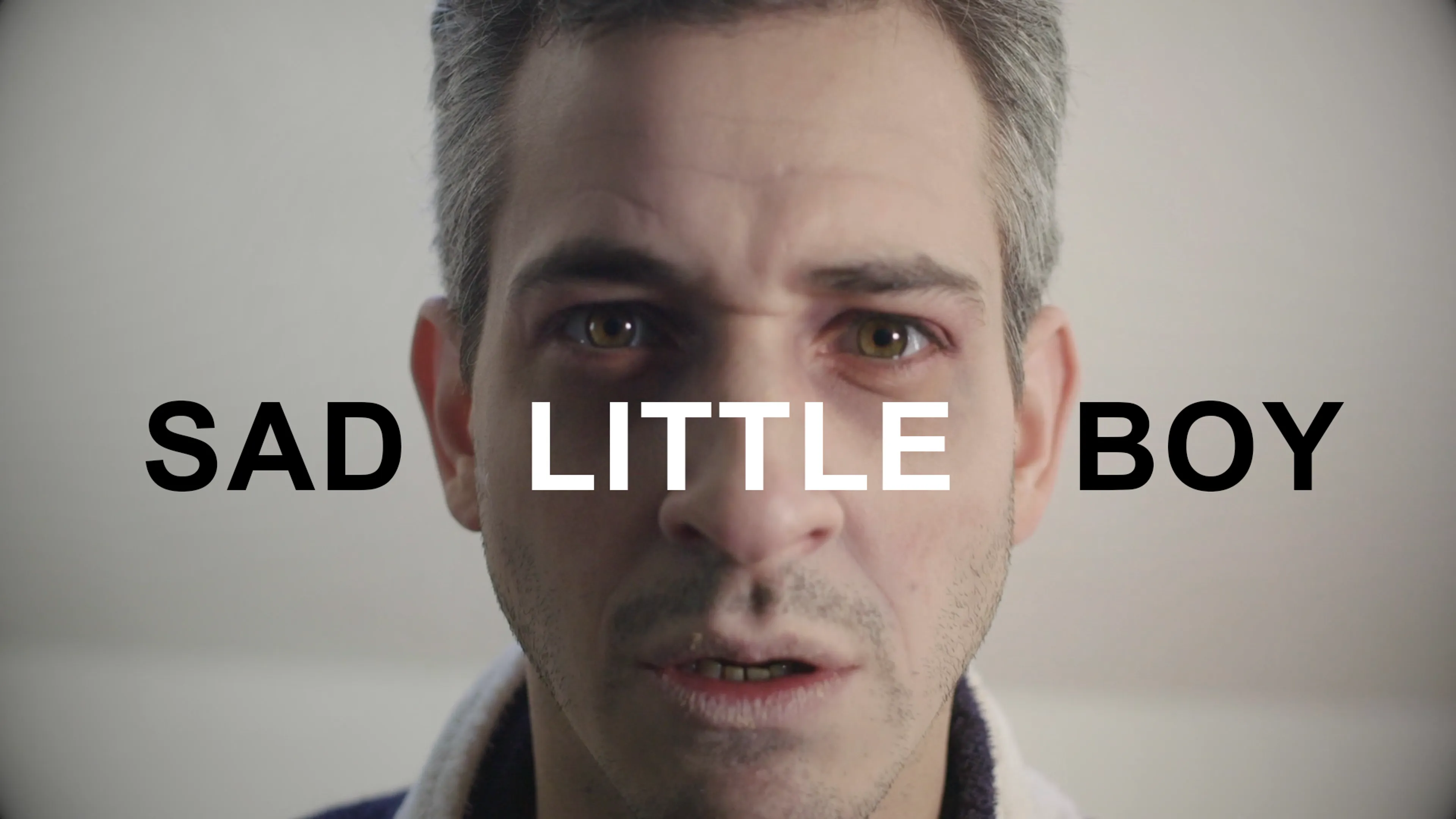 Sad Little Boy poster